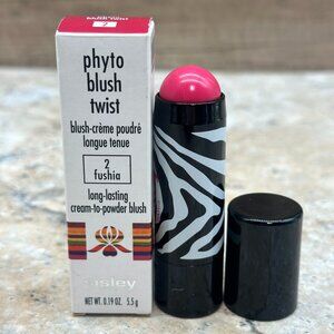 Sisley Paris Phyto Blush Twist #2 Fuchsia Cream to Powder Blush Stick 5.5g